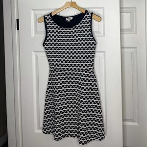 MSSP Mini Dress Black/White Small